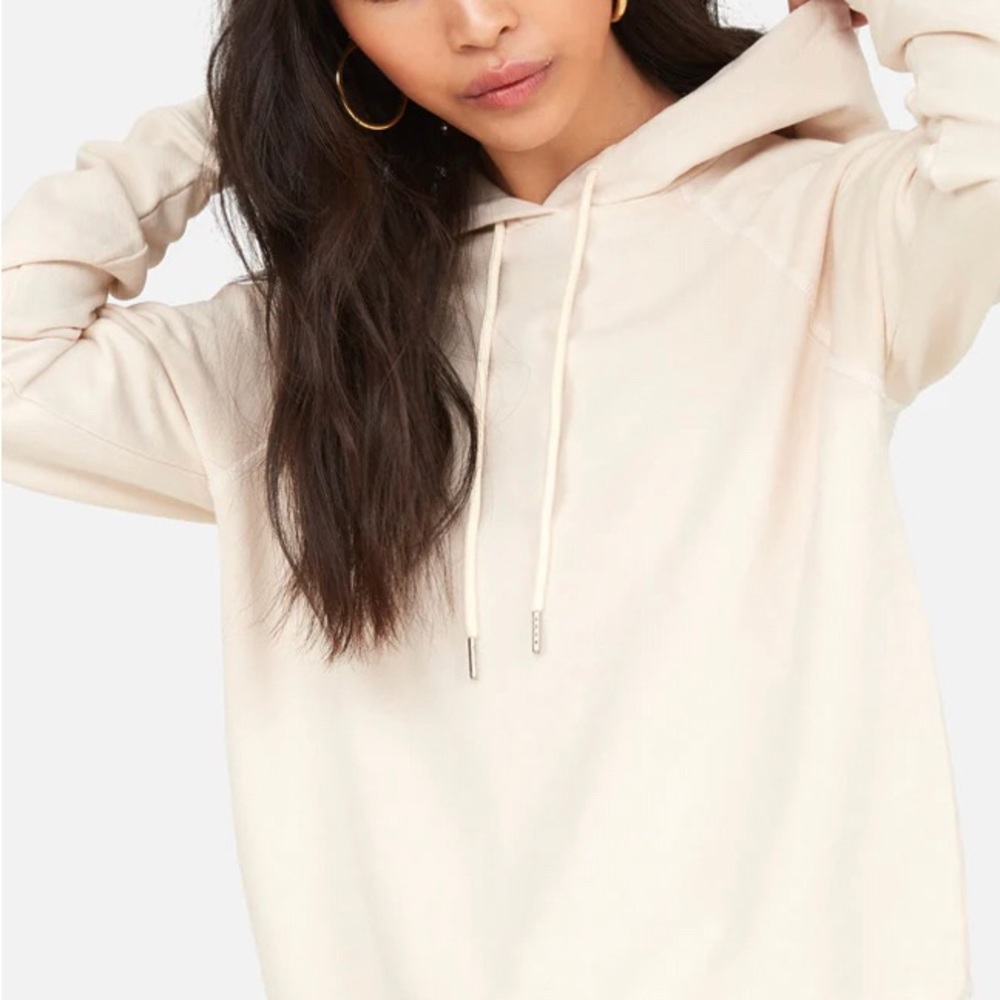 NEW NWT Mate The Label Sweatshirt Organic Terry Raglan Hoodie - Picture 2 of 10
